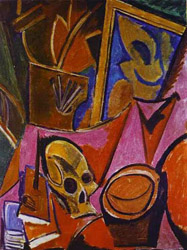Picasso, Composition à la Tête de Mort, 1907-1908