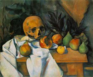 Cézanne, Nature Morte au Crâne, 1896-1898