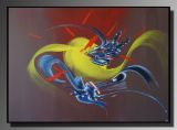 Peinture abstraite ABONDANCE