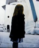 oeuvre de l'artiste ackermann : fille sur le port