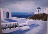 oeuvre de l'artiste SylviaB : Paysage de Grèce