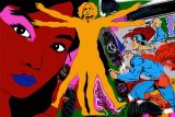 China girl, vitruve Iggy and superman by SASIA