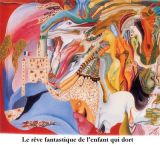 oeuvre de l'artiste Tallarida éric : Le rêve fantastique de l'enfant qui dort