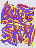 oeuvre de l'artiste RXX Richard : Blue Sky