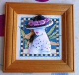 Dame au chapeau fleuri