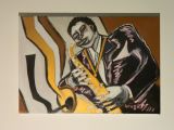 le saxophoniste doré