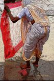 oeuvre de l'artiste Nouchi Serge : Femme indienne