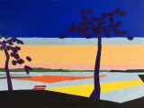 Oeuvre le jour se lève sur Conleau - Artiste JOUVE Valérie