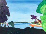 Oeuvre Vue du Golfe depuis la maison rose - Artiste JOUVE Valérie
