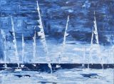 oeuvre de l'artiste JOUVE Valérie : marine semi abstraite 1