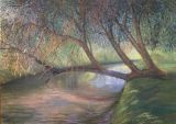 oeuvre de l'artiste BUDA Balazs : La Viosne sous les saules