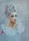 oeuvre de l'artiste Marie-Pierre : JEUNE FILLE