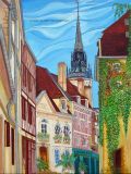 oeuvre de l'artiste FAURE Alain : AUXERRE - TOUR DE L'HORLOGE