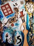 oeuvre de l'artiste C.h.kalyce : Alice et les clés du temps
