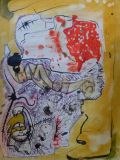 oeuvre de l'artiste Madin Benjamin : la menace