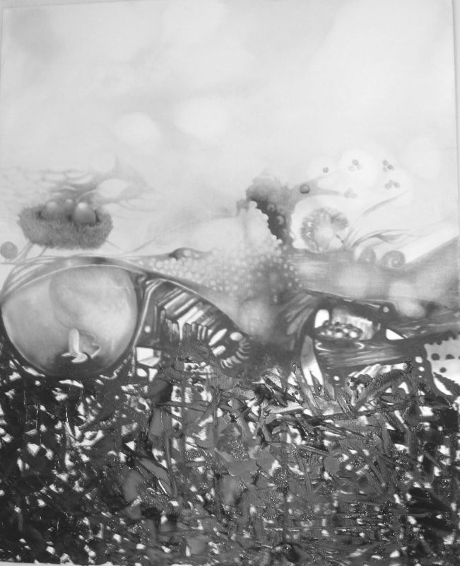 oeuvre de l'artiste BAZIN Alain : les oeufs