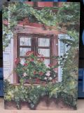oeuvre de l'artiste PINON Alain : Geraniums en fleur