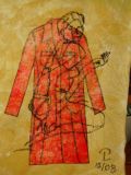oeuvre de l'artiste LEFEBVRE Pascaline : le trench rouge