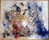 oeuvre de l'artiste TROPET Jean Edmond : Déchets d'atelier : les mouches