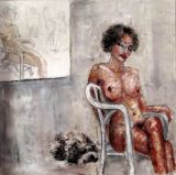 oeuvre de l'artiste TROPET Jean Edmond : Le chien de Fernand