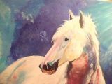 oeuvre de l'artiste FRUITIER Olivier : le cheval blanc