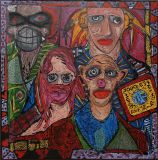 oeuvre de l'artiste Seb Russo : Todo es mentira en este mundo