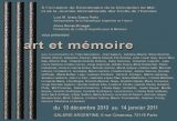 Art & Mémoire