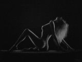 Femme nue au pastel n°01