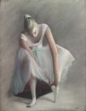 danseuse pastel couleur