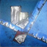 oeuvre de l'artiste Marrot Marlène : Ville Bleue