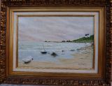 oeuvre de l'artiste ALBAGNAC Jacky : Plage en Bretagne