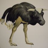 oeuvre de l'artiste DOUAY Carole : Vache-autruche, After T.Grünfeld