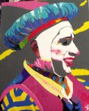 oeuvre de l'artiste DALUSEAU Fabrice : HA, HA SAID THE CLOWN