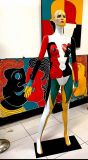 oeuvre de l'artiste Claude LAURENT : mannequin de vitrine relooké